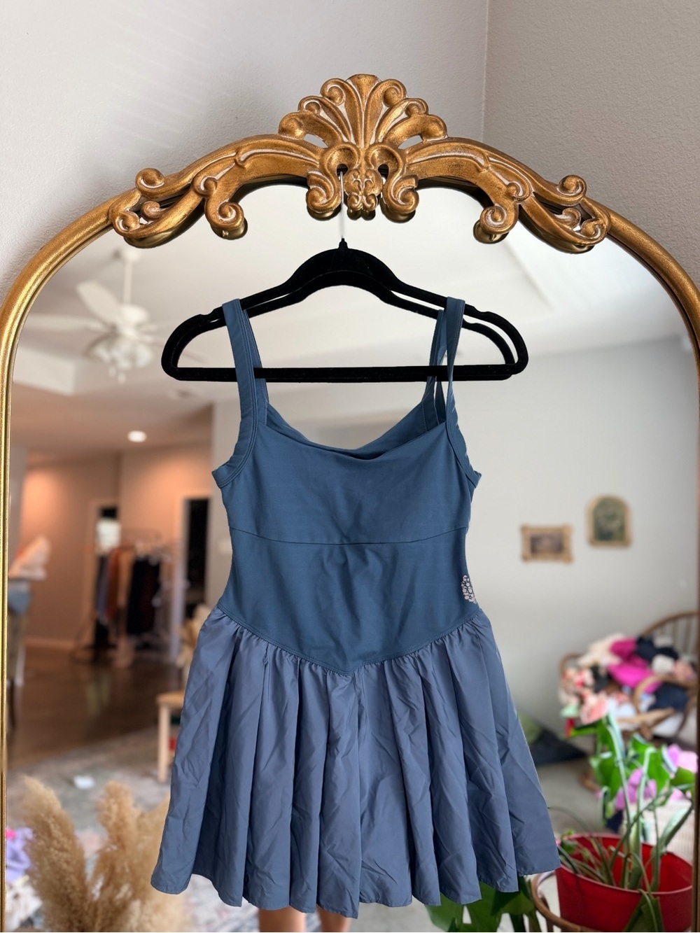 Free people movement blue in the swing of things athletic dress small